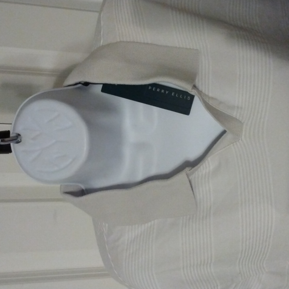 Perry Ellis, XXL and Gray and white
